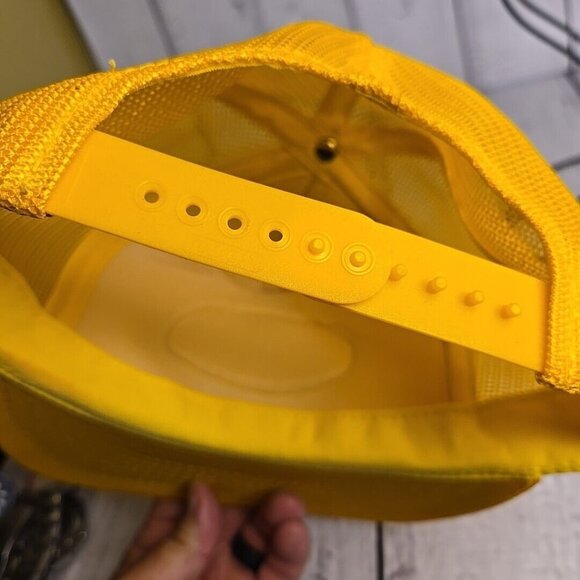 Pennzoil Hat Vintage Yellow Mesh Snapback Patch  Hat Cap - Picture 10 of 10